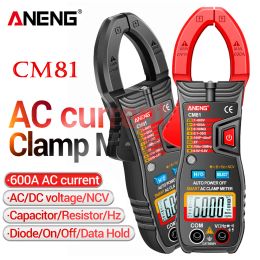Aneng CM80/CM81/CM82 Zwart/Rode Twee kleuren Klemmeter 4000/6000 Tellingen Multimeter Smart True-RMS AC/DC Huidige NCV-testers Tools
