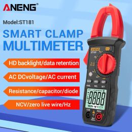 ANENG ST181 ST180 ST182 ST183 ST184 Pince numérique Multimètre DC / AC COMPTENDRE AMMETER TENSAGE CAPACITANCE NCV OHM TESTER