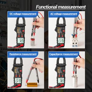 Aneng ST184 Nigure numérique multimètre 6000 Compte le compteur professionnel True RMS AC / CC Tension Current Tester Tester Tool Capacited OHM