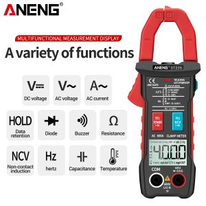 ANNENG ST205 Digital Electric Professional Pramp Metter DC / AC Courant multimètre COURME COMPRISE Intelligent Tension Tentage Tester Tester