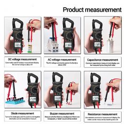 Aneng st209 6000 compte True RMS RMS Digital Professional Multimètre Clamp / AC Current Clamp Tester Meters Voltmeter Auto Range