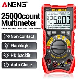 Aneng SZ20 Professional Digital Multimètre NCV AC / DC OHM HZ 25000 Compte les outils de testeur multimétro numérique actuel Smart Memat