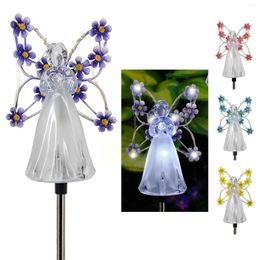 Angel Led Light Solar Garden Waterdicht landschapslamp buiten gazon voor thuis achtertuin decoratie p4z3