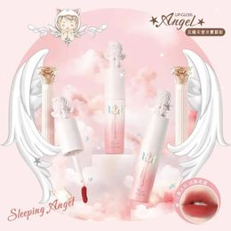 Angel Lip Gloss Kit de glaçage mat coloré antiadhésif imperméable à l'eau rouge à lèvres maquillage ensemble baume pour les lèvres foncées 28 pièces 231226