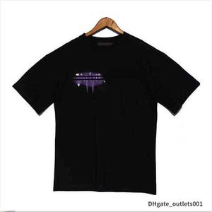 Angel T-shirts Palm Trendy Decapitated Teddy Bear Print T-shirt Loose Men's and Women's Wear Carta de manga corta 112