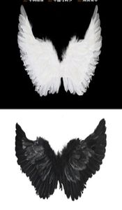 Aile d'ange plume fée Wingsare hirondelle Design décoration de fête Halloween noël mascarade carnaval Cos Costumes accessoires noir 4111773