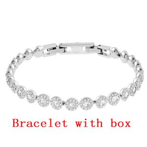 Angelic Bracelet Collier Pendentifs Moments ensemble Femmes pour Charms Perles Bracelets Bijoux Designer Classique Swario Tennis Bracelets 5A Cristal Diamant Logo Original