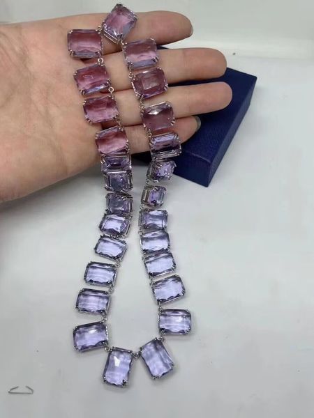 Collier angélique alliage aaa pendentifs moments femmes pour les charmes en forme bracelets bijoux tricolor diamant collier annajewel