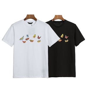 Angels Men's T Shirts Letter Logo Loose Casual Unisex Cuello redondo Manga corta palm spray love heart print camiseta de manga corta moda mujer camisetas gráficas Camisetas 2.21