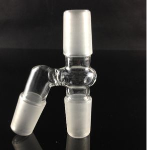 Adaptateur mâle coudé, accessoires en verre pour conduite d'eau, vente en gros d'usine chinoise, 14,5 mm, 18,8 mm