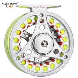Angler Dream Fly Fishing Reel Accessories 12 34 56 78 WT Aluminium ALLIAL CARP Gear Tackle Kit Ligne Combo 240522