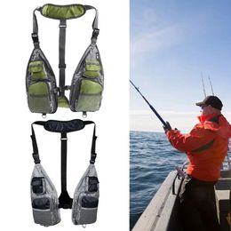 Gilet de pêche à la mouche gilet de pêche à la mouche ultra léger avec poches respirant pour unisexe gilet en maille réglable multifonction pour l'extérieur 231228