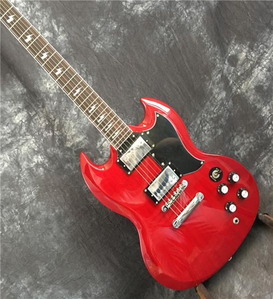 Angus Young SG Electric Guitar Red 012345678910112707606