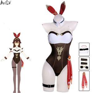 Ani – maillot de bain Genshin Impact ambre pour fille, uniforme de lapin, tenues pour filles, Costumes Cosplay, nouvelle collection 2023