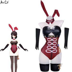 Ani 2023 nuevo Genshin Impact Beidou body traje de baño uniforme de chica conejito trajes de baño disfraces Cosplay