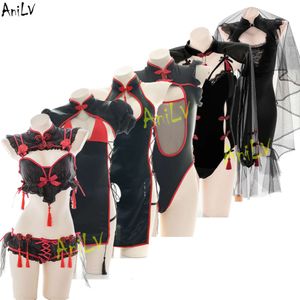 Ani Cinese Cheongsam Serie Costume Uniforme Donne Sexy Tradizionale Classico Abito QIPAO Tuta Pamas Camicia da Notte Cosplay Cosplay