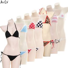 Ani Japanse Anime Meisje Strand Bikini Badpak Kostuum Zomer Student Comic Cartoon Kawaii Badmode Uniform Pool Party Cosplay cosplay