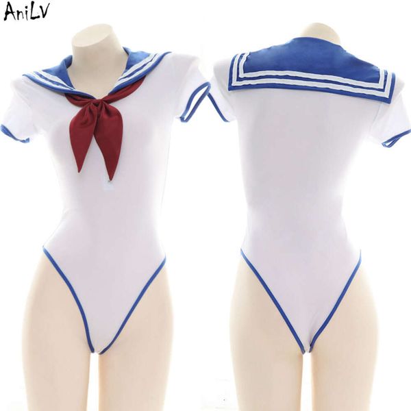 Ani – uniforme de marin de l'école japonaise, maillot de bain, Costume pour femmes, Anime fille, body Pamas, Lingerie Cosplay cosplay