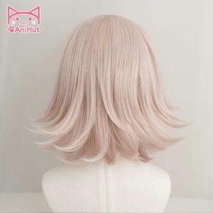 AniHutNANAMI CHIAKI Perruque Super Danganronpa Cosplay Anime Cheveux Synthétiques Résistant À La Chaleur Femmes Y0913