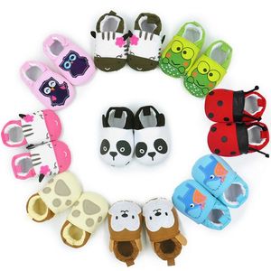 Animal Baby Boy Shoe Chaussures nouveau-nés 0 1 2 ans Infant Girl Bottes Bebe First Walkers Boy Chaussettes Coton Broderie Chambre Chaussure 210413