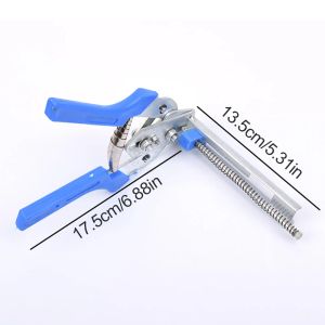 Animal Cage Hog Ring Pliers Tool et 600pcs M Clips Staples Poulet Mesh Cage Fil Fencing CAME