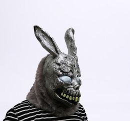 Masilla de conejo de dibujos animados de animales Donnie Darko Frank The Bunny Cosplay Halloween Party Maks Suministres T2001167366888