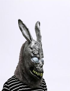 Masilla de conejo de dibujos animados de animales Donnie Darko Frank The Bunny Cosplay Halloween Party Maks Plies T200116218725291525915