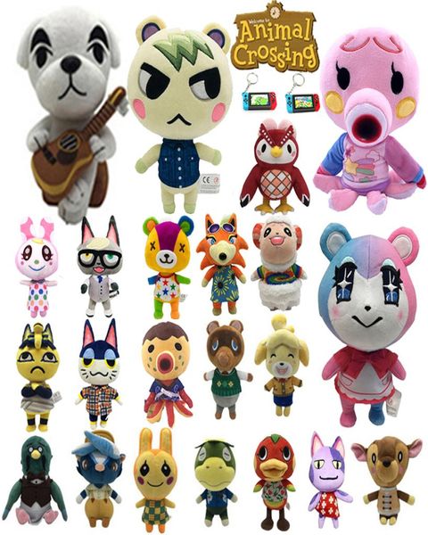 Animal Crossing peluche commutateurs Ketchup maréchaux Amiibo carte peluche jouet curseur Isabelle peluche poupée cadeaux pour enfants 9791943