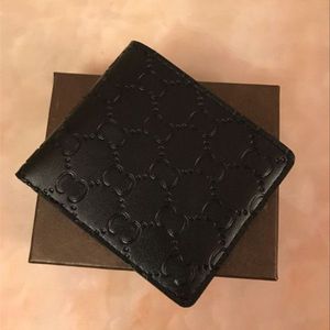 Titular de la tarjeta de diseño animal hombre Cartera de cuero tigre negro mujer moda monedero titular de la tarjeta con caja