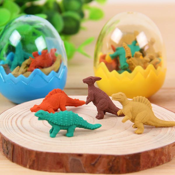 Animal Dinosaur Shape Crayer Eraser For Kids Student Prix Prise Eraser Rubber Promotional Gift Stationery Matear Escolar Borracha