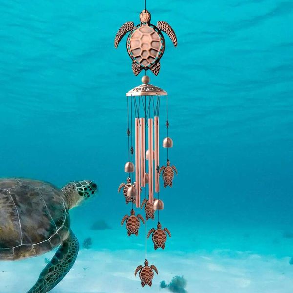 Animal Love Wind Chime Creative Courtyard Garden Decoration Metal Bell Pendant Gift