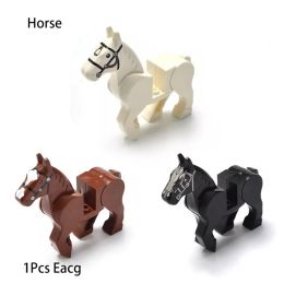 Animal Moc Building Blocks Piezas Piezas de ladrillos de aves de corral Juguetes Juguetes Flying Horse Chick Cattle de pato Conejo compatible con LEGO