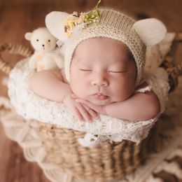 Animal Newborn Props for Photography Cute Dolls Baby Studio Accessoires POOTHOBELE POCTOUS,#P2526