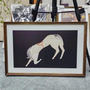 Peinture animale Décoration de salon Boutique Horse Canvas Printing Images vintage Résumé Art Home Decoration Murale