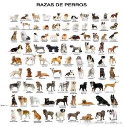 Affiche animal L'affiche de chien décor de maison papier peint affiches d'art imprimé popaper 16 24 36 47 pouces1732695