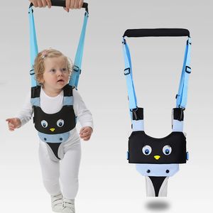 Harnais de marche pour bébé imprimé animal Sling Andador Ceinture pour tout-petits debout Corde de traction de sécurité Artefact Aide aux enfants Walker Produits 231229