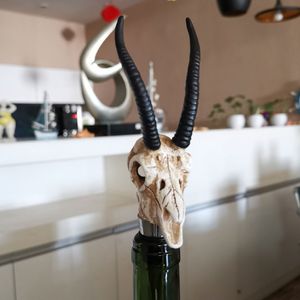 Animal Skull Vacuum Red Wine Bottle Stopper réutilisable Champagne Bouteille Bouteille Sceller Sceller Puiser Restaurant Bar outils de cuisine Gadgets