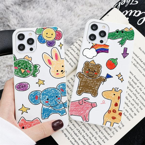 Fundas de teléfono de TPU suave con animales para Xiaomi Poco X3 NFC F3 Mi 11 A3 10T 9T Redmi Note 10 9 8T 8 7 Pro SE Lite 9S 9A 7A