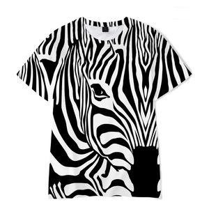 Camisetas de animales Leopard Zebra 3d Print Streetwear Hombres Mujeres Moda Camiseta de gran tamaño Niños Boy Punk Tees Tops Harajuku Camisetas 220704