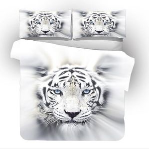 Dieren 3D Bedrukte Fleece Stof Beddengoed Pak Dekbedovertrek 3 Foto's Dekbedovertrek Hoge Kwaliteit Beddengoed Sets Beddengoed Benodigdheden Thuis Texti306f