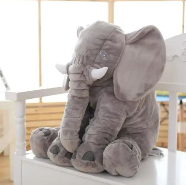Animales 40*33cm bebé suave elefante almohada de sueño calma