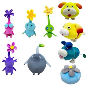 Dieren 6/1 stks Ice Pikmins Gevulde dieren Rock Pikmins Plush Blue Pikmins Plushies Pikmins 4 Oatchi Plush Dog Doll Toy Plant