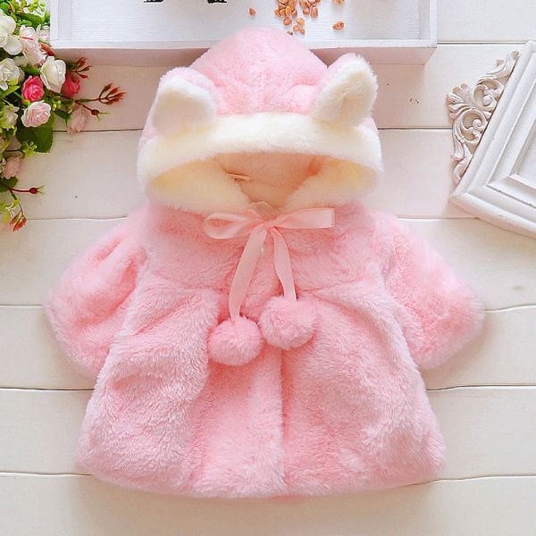 Animaux Baby Girl Vêtements Mignon Oreilles de lapin Jacket de bébé