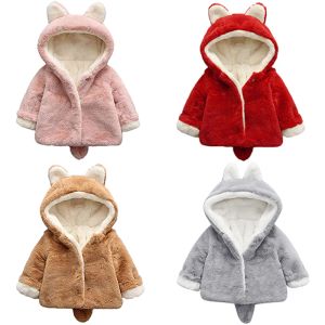 Animaux mignons pour chats en peluche Jacket Jacket Christmas Princesse Girls Mode