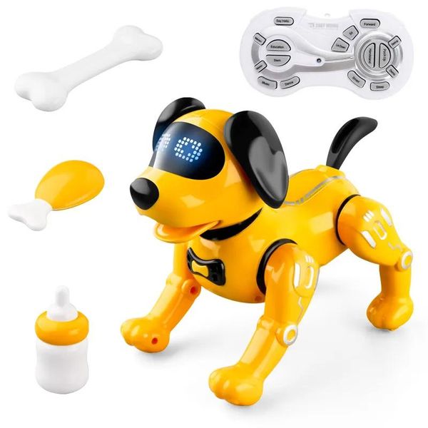 Animaux Robot télécommandé intelligent, animal, chien, éducation précoce, jouets pour enfants, interaction parent-enfant, poirier programmable, démons