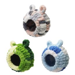 Dieren k5dc vogel nest papegaaien pluche nest schattig huis rustend huis kleine huisdier kooi accessoires