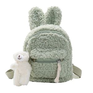 Animals Kid's Backpack 2020 Korean Children's Plux Bag Sac à bandoulière Simple Plance Rabbit Sac à bandoulière