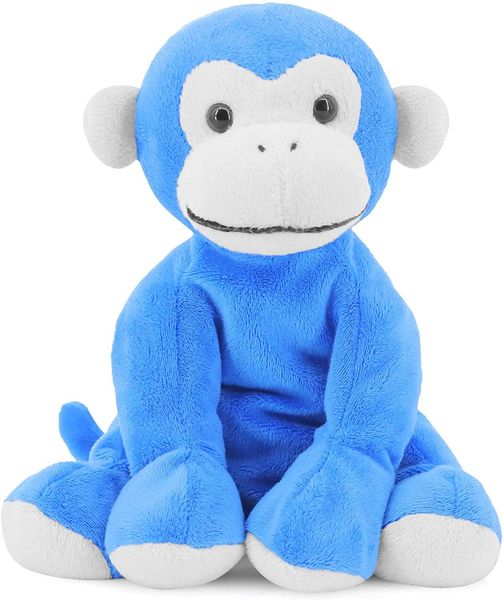 Animaux Pouts en peluche animaux en peluche, jouet singe doux doux pour les tout-petits enfants enfants bébés cadeau d'anniversaire, 7,9 