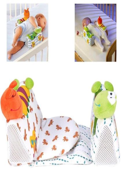 Almohada para bebé con forma de animales, almohada antivuelco para recién nacido, posicionador de sueño, cojín para cabeza plana, nueva moda 6986936