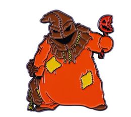 Animatie Kerst Halloween Oogie Boogie Cartoon Leuke Metalen Koper Emaille Kleding Revers Tas Badge Broche Pin8812071